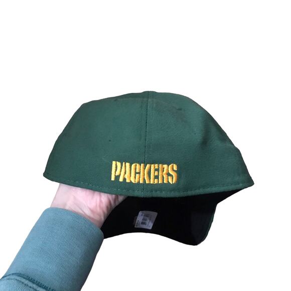 New Era Green Bay Packers Fitted Hat M/L - Picture 3 of 4